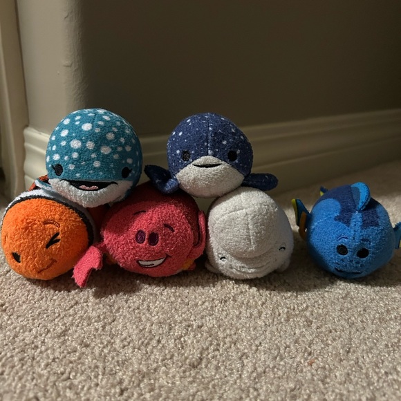 Disney Finding Nemo Tsum Tsum Plush (lot of 6) - Picture 1 of 1